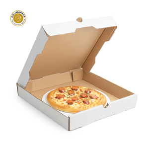 Oolima tùy chỉnh đồng bằng 10inch & 20inch hộp bánh Pizza dập nổi Thiết kế bảng sóng với xây dựng bền - Product Image 3