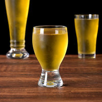 Verre à bière incassable en acrylique, gobelet PC pour boissons, tasse épaisse transparente pour boissons froides, résistante à la chaleur pour hôtel, bar, restaurant