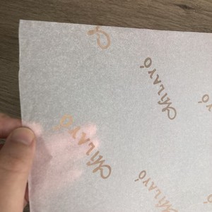 Papier de soie d'emballage personnalisé avec logo, 17 g/m², doux, pour vêtements et décoration de cadeaux, vente en gros - Product Image 2