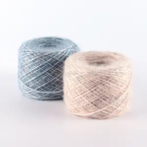 5.8Nm/1 Ultra Smooth Beautiful Air Yarn Nylon Wool Blended Yarn Knitting Yarn for Sale