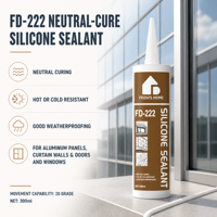 Scellant silicone FEIDU'S HOME FD-222 résistant à la chaleur ou au froid, imperméabilisation pour toits, fenêtres, verre et joints intérieurs