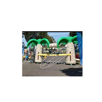 Conception populaire de château de jeu gonflable de voûte de danse interactive de limbes pour des adultes