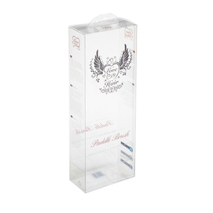 Caja de PVC Transparente para Cepillos de Pelo con Logotipo Personalizado, Caja de Embalaje Plegable de PET para Peines y Cepillos, Caja de Plástico Transparente para Cepillos - Product Image 5