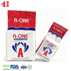A-ONE <span class=keywords><strong>Levadura</strong></span> Seca Activa Instantánea de Fermentación Rápida, Certificada Halal y HACCP, Envasada al Vacío, 500g 450g 400g 125g 100g, Para Hornear <span class=keywords><strong>Pan</strong></span> - Product Image 1