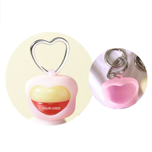 Mini Brillo Labial Hidratante y Humectante de Larga Duración con Forma de Corazón y Tapa con Anillo en Forma de Corazón - Product Image 3