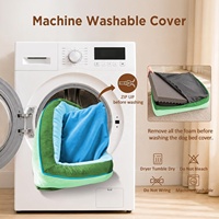 Coussin pour chien vibrant et tendance, imperméable, orthopédique, en mousse alvéolée, avec rebord en peluche, pour détaillants, fabrication sur mesure OEM