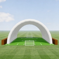 Arche gonflable en PVC robuste, tunnel sportif, abri dôme pour sites multisports, tente quatre saisons imperméable, taille et couleur personnalisables
