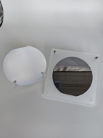 Oblea de Silicio Monocristalino de 4 Pulgadas con Borde Redondeado Pulido, Grado Semiconductor Tipo N/P, 100 mm