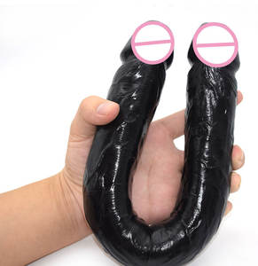 FAAK 43cm lesben sex spielzeug starke <span class=keywords><strong>dildo</strong></span> Schlange form künstliche penis kunststoff doppel <span class=keywords><strong>dildo</strong></span> für weibliche - Product Image 6