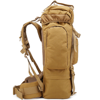 Sac à Dos Tactique Grande Capacité 65L 80L 100L pour Chasse et Randonnée, Étanche et Durable Camouflage