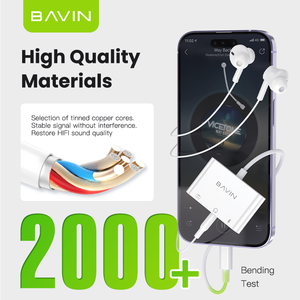 BAVIN Großhandel Otg36 3 in 1 USB 3,5mm Lade übertragung USB c Otg Adapter Anschluss - Product Image 4