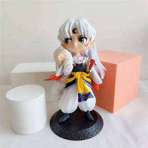 5ชิ้น/เซ็ต Qposket Inuyasha Sesshoumaru <span class=keywords><strong>Higurashi</strong></span> Towa Setsuna Moroha ตุ๊กตาตกแต่งอนิเมะ15-16ซม. - Product Image 5