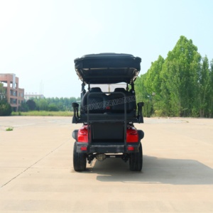 Nouveau modèle 2026 personnalisable, voiturette <span class=keywords><strong>de</strong></span> golf électrique monoplace en métal avec moteur AC 5KW, 4 places, batterie lithium 48V pour terrains <span class=keywords><strong>de</strong></span> golf et clubs - Product Image 4
