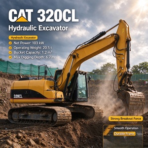 รถขุดมือสอง Cat 320CL สภาพดี ขาย รถขุดไฮดรอลิก Caterpillar แท้ 20 ตัน - Product Image 1