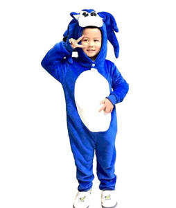 Pijama de Franela de Felpa con Diseño de Elefante Polar, Personalizado, Azul, para Adultos, Estilo Holgado, para Dormir en Verano - Product Image 2