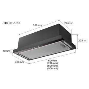 Campana Extractora de <span class=keywords><strong>Cocina</strong></span>, Diseño Extraíble, Campana de <span class=keywords><strong>Cocina</strong></span> Telescópica Delgada <span class=keywords><strong>para</strong></span> Hogar, Hotel, Apartamento - Product Image 2