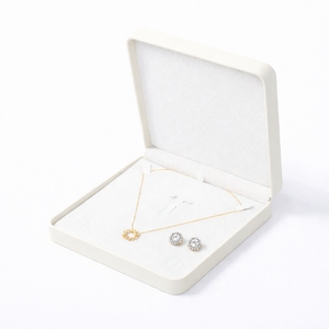 Premium <b>Earring</b> Box Custom PU Leather Jewelry Display Box for Jewelry Packaging Suede Insert Embossing Custom Logo Wholesale - Product Image 6