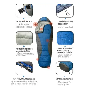 Outdoor Camping Hiking Traveling Hiking Lightweight Waterproof Sleeping Bag Gear