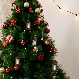 Mini lanterne à vent, lanterne LED, bougies électroniques, décoration de la maison, cadeau, décorations de Noël, ornements rétro - Product Image 2