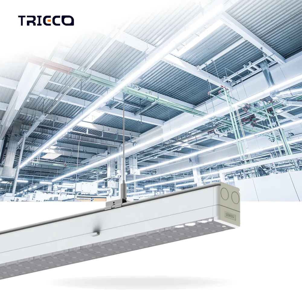 TRIECO Light Rechargeable Emergency Led Fitting 160Lm/W Adjustable Led Industrial Light Warehouse