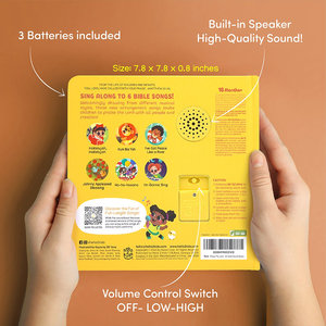 Juguetes educativos Escuchar música: melodías mágicas Libro de sonido Presione las notas para un mundo de música - Product Image 4