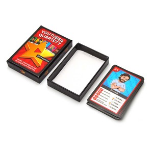 Jeu de cartes Quartett personnalisé sur mesure, impression personnalisée, directement de l'usine, pour les soirées adultes, les divertissements familiaux et les cadeaux promotionnels - Product Image 3