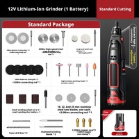 Outils électriques multifonctions de découpe et de polissage, batterie au lithium 12V, outil de meulage portable miniature