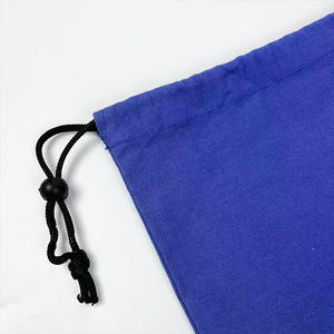 حقيبة غسيل كبيرة من القطن والبوليستر مع حزام للكتف، حقيبة تخزين ملابس متينة للاستخدام المنزلي والسكن الجامعي والسفر - Product Image 4