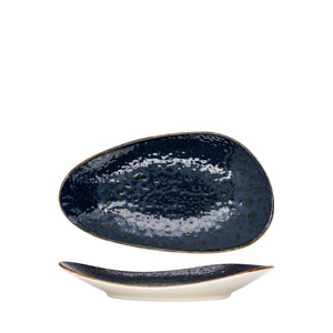 Piatto Piatto Astratto Blu Luna 21x12 cm - Product Image 2