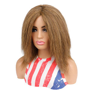 วิกผมยาวปานกลางยาวปานกลางทำจากผ้าไ<span class=keywords><strong>ห</strong></span>ม yaki - Product Image 3