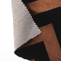 Tissu en velours hollandais imprimé 280GSM 100 % polyester pour la rembourrage de canapés et de chaises de salle à manger