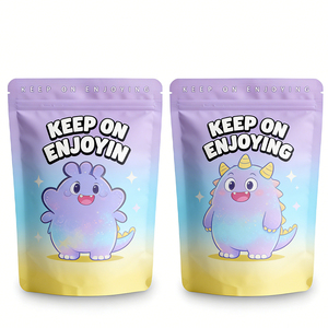 ถุงฟิล์มโพลีเอสเตอร์เกรดอาหารแบบสั่งทำพิเศษสำหรับอาหารสัตว์เลี้ยง  แบบซองตั้งได้ ปลอดภัยสำหรับเด็ก สัมผัสนุ่ม พร้อมตัวเลือกที่ปรับแต่งได้ - Product Image 6