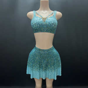 Y4190-Cb Novance, abito da esibizione teatrale per abiti da donna cantante, Set di abiti Sexy per il 2024 di compleanno Dropshipping