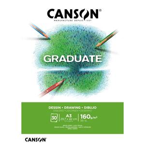 CANSON - ALBUM GRADUATE CARTA BIANCA A3 30 FOGLI - Product Image 1