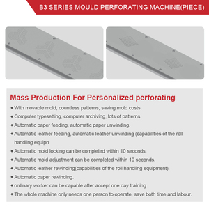 Machine à perforer et à poinçonner le cuir pour les trous de ventilation des sièges de voiture - Product Image 6