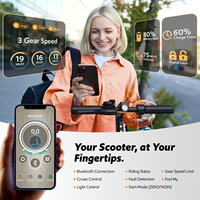 Trottinette de campus CE FCC homologuée route, 350W, contrôle par application, pliable, couleur électroplaquée personnalisée, badge 3D surélevé imprimé, 100kg