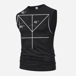 Débardeur <span class=keywords><strong>de</strong></span> sport décontracté OEM sans manches pour fitness, course, musculation, basketball – Maille respirante et séchage rapide, personnalisable - Product Image 4