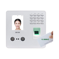 TJDA TJDA-BK100 TCP/IP USB Máquina Biométrica de Control de Asistencia de Empleados con Huella Dactilar y Reconocimiento Facial, Pantalla a Color HD de 2.8 Pulgadas