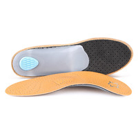 Semelles orthopédiques en PU souples et respirantes, absorbant les chocs, pour l'alignement des pieds, idéales pour le quotidien et la marche, avec soutien de l'avant-pied