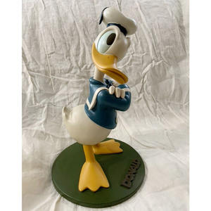 Fabricante al por mayor al aire libre jardín Parque centro comercial decoración ecológica fibra <span class=keywords><strong>de</strong></span> vidrio escultura <span class=keywords><strong>Pato</strong></span> Donald Navidad - Product Image 3