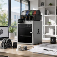 Imprimante 3D FDM Bambu Lab P2S haute vitesse 600 mm/s, imprimante de bureau Core-XY fermée pour la maison, l'éducation et les petites exploitations d'impression