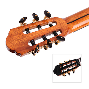 Guitarra <span class=keywords><strong>Flamenca</strong></span> Smiger de Tapa Sólida Guitarra Clásica de 39" con Trastes de Extremo Redondo y Acabado de Alto Brillo - Product Image 6