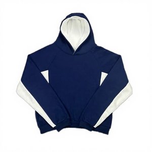 Ensemble deux pièces sweat-shirt et pantalon de survêtement pour homme de haute qualité OEM, vêtements de sport d'hiver, vêtements décontractés en tricot 100% coton thermique - Product Image 4