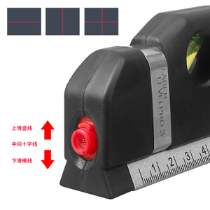 Xihen O <b>Laser</b> <b>Level</b> Pro 3 16Cm With Bubble <b>Level</b> And Ruler For DIY Construction - Product Image 5