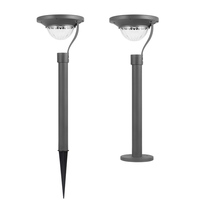 Lampes solaires LED pour allées de jardin, étanches, 2-en-1, avec piquet de sol, pour la décoration de la cour, de la pelouse, de la passerelle et du patio