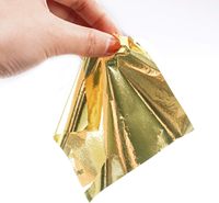Papier peint imitation or taïwanais 9x9 cm, feuille d'or B, pour décoration d'ongles, meubles, plafonds, cadres photo, art, faux feuille d'or