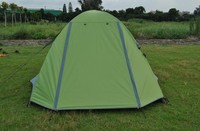 Tente de camping pour 2/3/4 personnes, tente de randonnée professionnelle légère, imperméable et coupe-vent, adaptée à l'extérieur, à la randonnée et au glamping