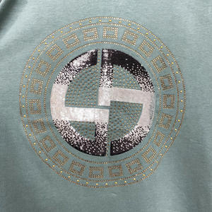 <span class=keywords><strong>Custom</strong></span> Heren Nieuwe Gemerceriseerde Katoenen Strass Grafisch <span class=keywords><strong>T</strong></span>-Shirt Met Ronde Hals En Korte Mouwen <span class=keywords><strong>T</strong></span>-Shirt - Product Image 6