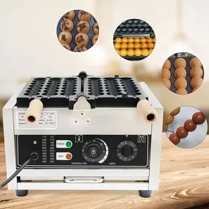 Spies Wafelijzer Machine Takoyaki Octopus Ballen Grill Pan Commerciële Roestvrij Staal Snack Voedsel Machine Wafelijzer