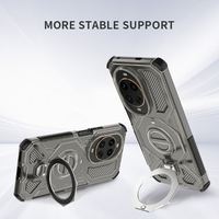 Vente en gros pour les étuis de la série HUAWEI Nova 12/14 - Transparent fantaisie, support d'anneau en métal pour la série Motorola Edge 50/60